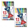 POCHETTE DE 10+3 STYLO STAEDETLER TRIPLUS 334 TB13