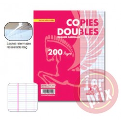 POCHETTE DOUBLE FEUILLE 21*29.7 GM 200P