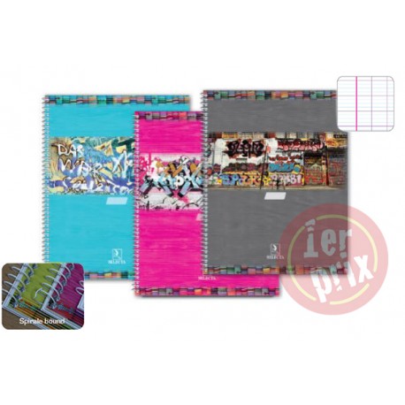 CAHIER SPIRAL 200P PM 17*22 SELECTA 60G