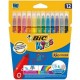 POCHETTE DE 10+2 FEUTRES KIDS BIC
