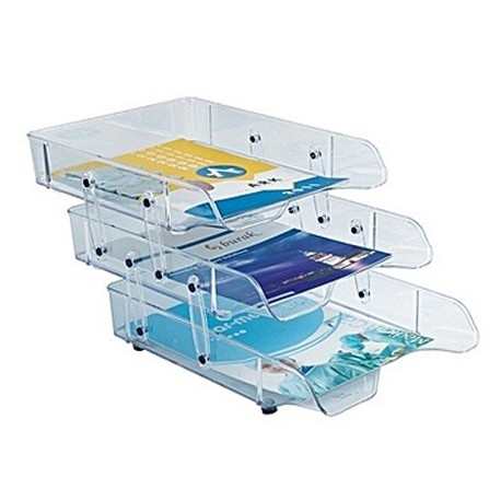 CORBEILLE A COURRIER DE 3 ETAGES ARK REF 2083