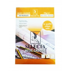 BLOC CALQUE DE 50F SELECTA A3