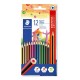 CRAYON COULEUR DE 12 STAEDETLER + CRAYON NOIR 185 SET9