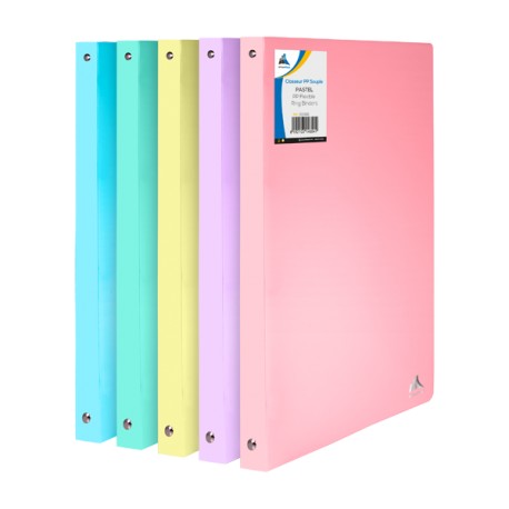 CLASSEUR 4 ANN DOS 20MM SOUPLE PASTEL O.PLAST