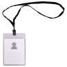 PORTE BADGE REGIDE B7 10*16 AVEC CORDON O.PLAST