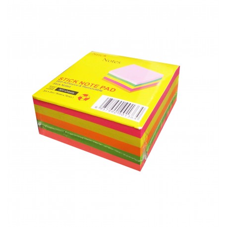 STICK NOTE 76*76 5 CLR FLEO DE 300F