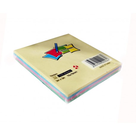 STICK NOTE 76*76 5 COULEUR DE 100F C3