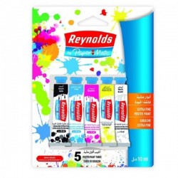 GOUACHE DE 5 REYNOLDS 10ML*5