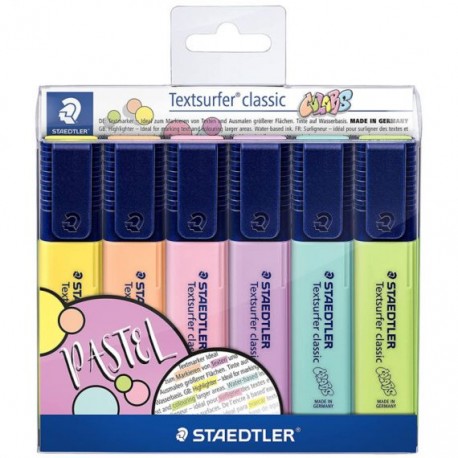 POCHETTE DE 6 STYLO FLEO PASTEL STAEDTLER