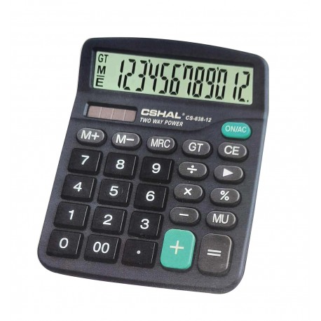 CALCULATRICE 12CH CSHAL CS-838-12