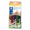CRAYON COULEUR DE 12 STAEDETLER 185 C12
