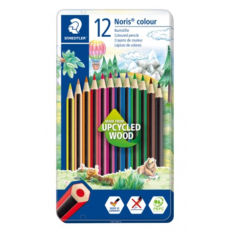 CRAYON COULEUR DE 12 STAEDETLER 185 M12