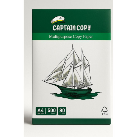 RAME 21/29.7/80G EXTRA BLANC CAPTAIN COPY